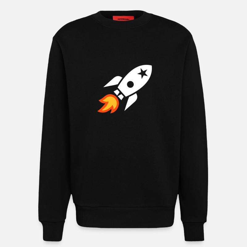 Rakate - Sweatshirt - made by SPREAD  - SOLID BLACK