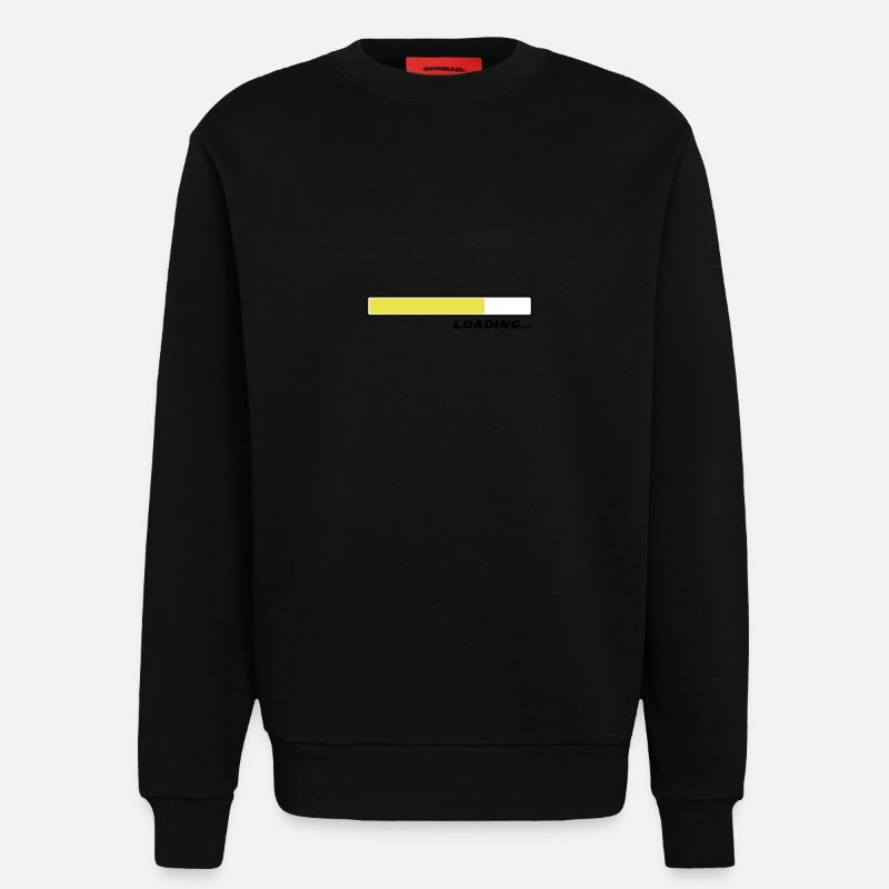 Loading... Ladebalken Status 3c - Sweatshirt - made by SPREAD  - SOLID BLACK