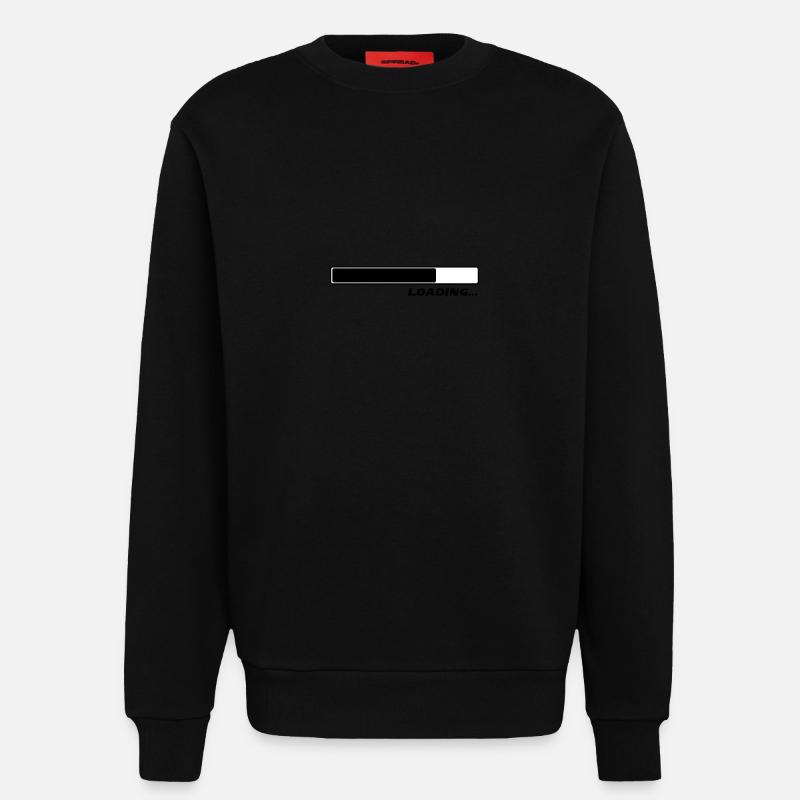 Loading Laden Ladebalken 2c - Sweatshirt - made by SPREAD  - SOLID BLACK