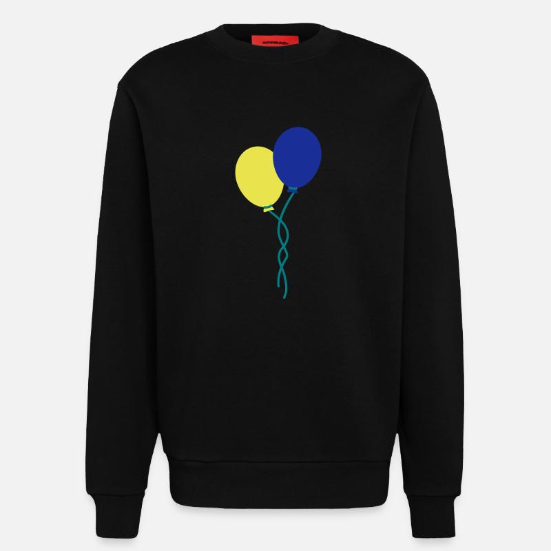 luftballons - Sweatshirt - made by SPREAD  - SOLID BLACK