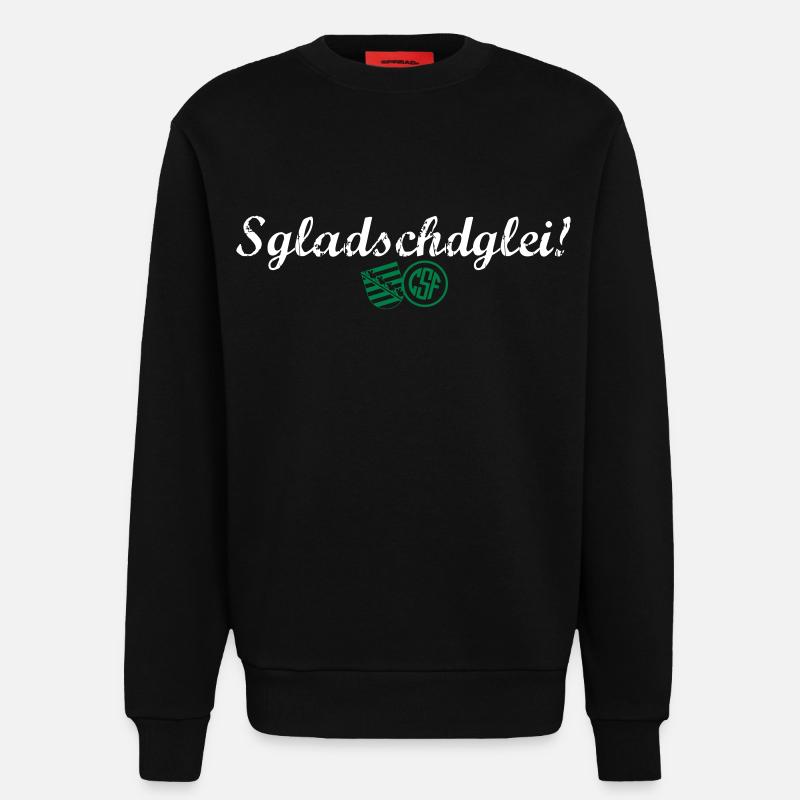 Sgladschdglei - Sweatshirt - made by SPREAD  - SOLID BLACK