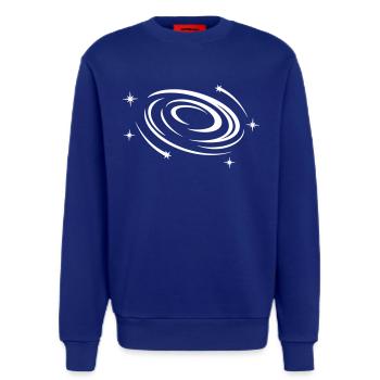 GALAXY - Sweat bio décontracté fabriqué en UE - SOLID BLACK - Devant