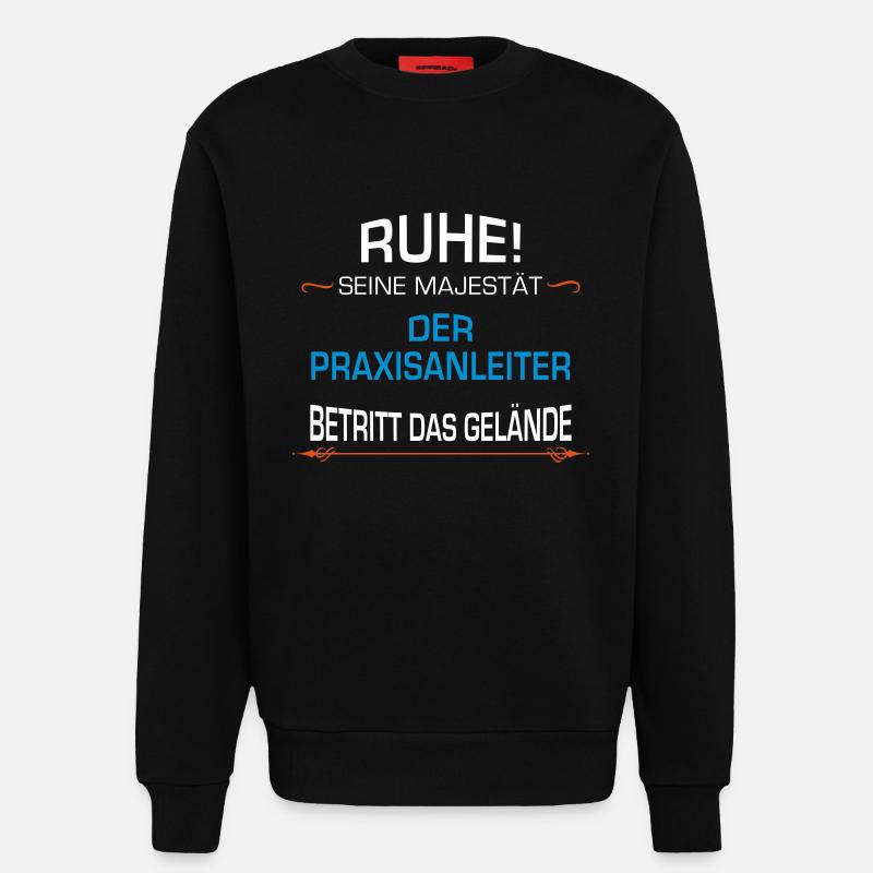Praxisanleiter Beruf - Sweatshirt - made by SPREAD  - SOLID BLACK