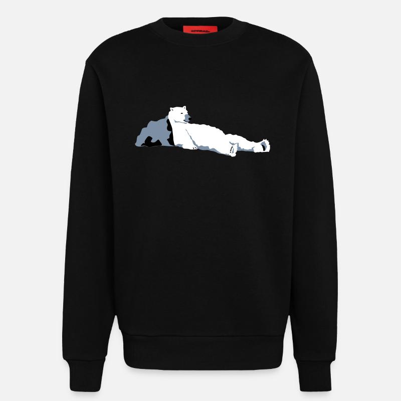 Eisbär - Sweatshirt - made by SPREAD  - SOLID BLACK