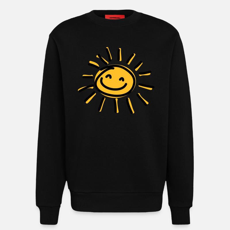 Sonne - Sweatshirt - made by SPREAD  - SOLID BLACK