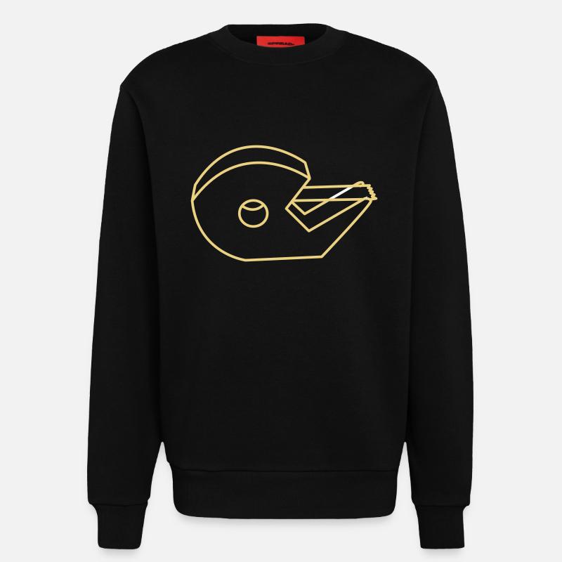 tesa - Sweatshirt - made by SPREAD  - SOLID BLACK