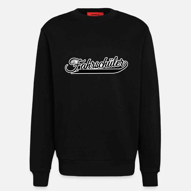 Fahrschüler - Sweatshirt - made by SPREAD  - SOLID BLACK