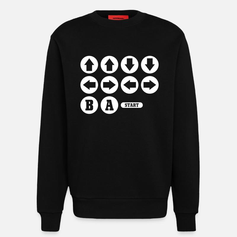 Cheat Code Jeu vidéo - Sweat bio décontracté fabriqué en UE - SOLID BLACK