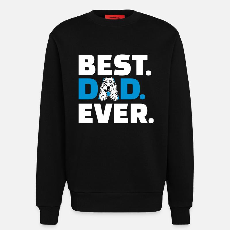 Cocker Spaniel - Sweatshirt - made by SPREAD  - SOLID BLACK