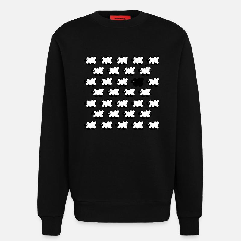 Schwarzes Schaf 2C - Sweatshirt - made by SPREAD  - SOLID BLACK