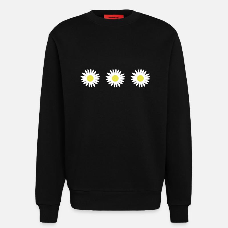 Gänseblümchen - Sweatshirt - made by SPREAD  - SOLID BLACK