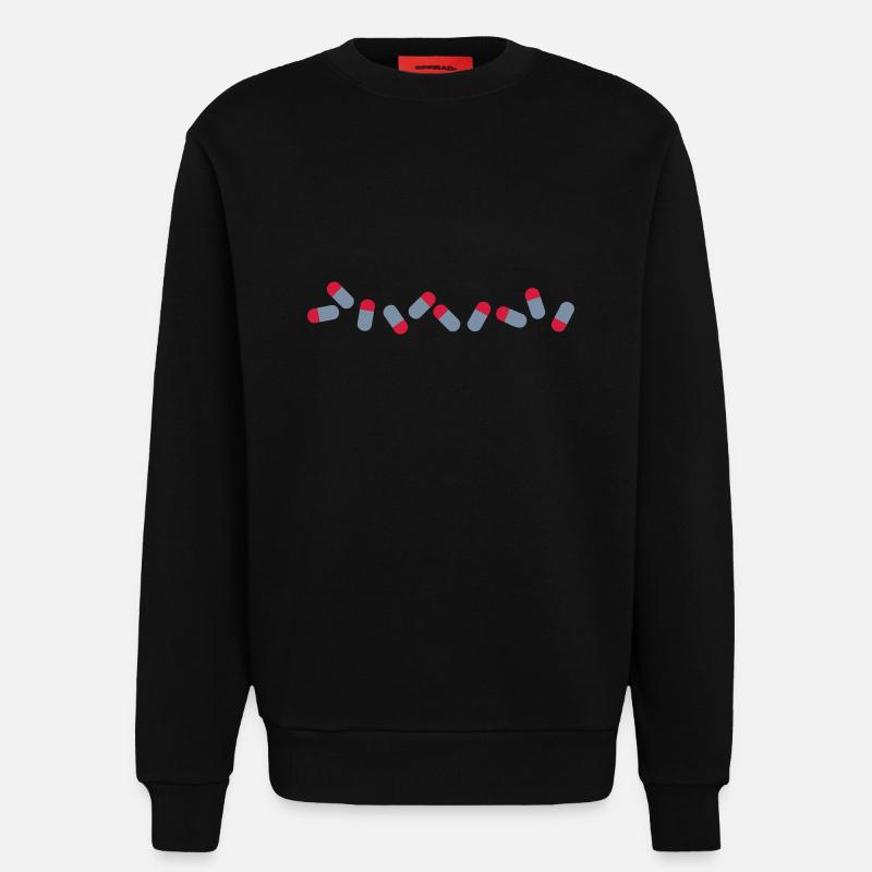Pillen - Sweatshirt - made by SPREAD  - SOLID BLACK
