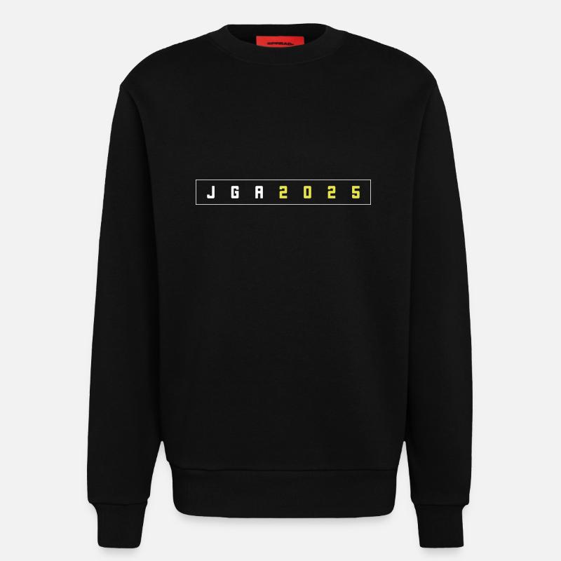 JGA 2025 - Sweatshirt - made by SPREAD  - SOLID BLACK