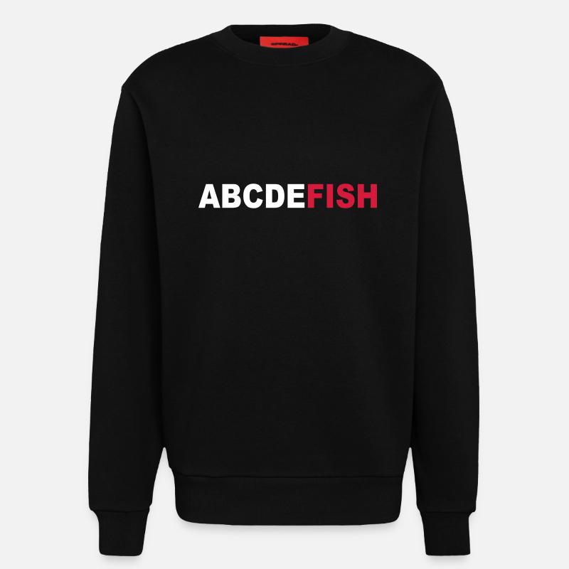 angeln - Sweatshirt - made by SPREAD  - SOLID BLACK