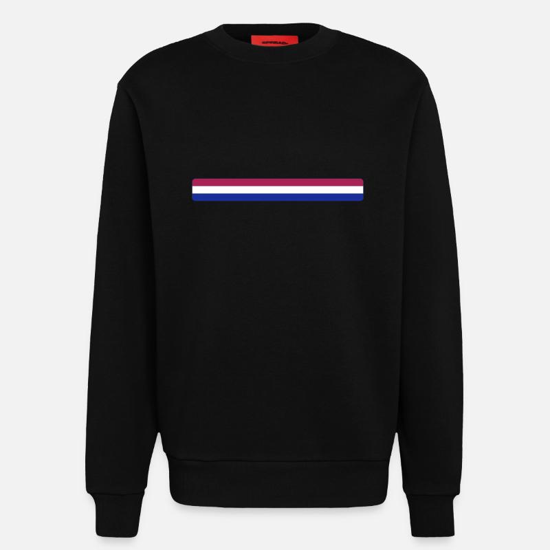 Pays-Bas - Sweatshirt - made by SPREAD - SOLID BLACK