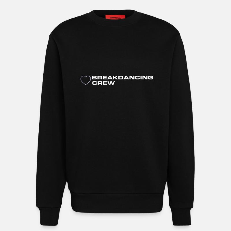 Équipe de breakdance - Sweat bio décontracté fabriqué en UE - SOLID BLACK