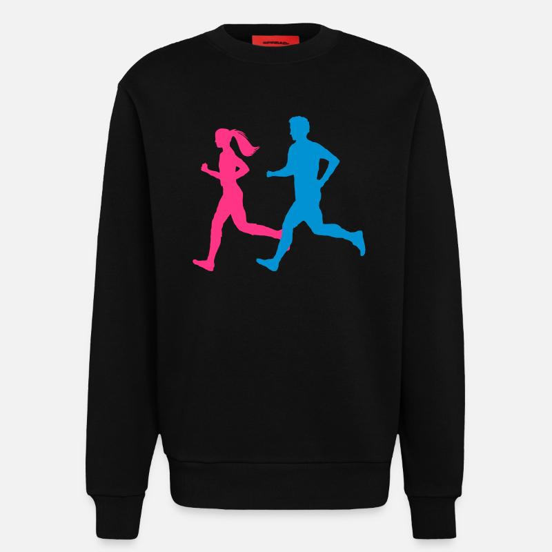 Jogger Paar bunt - Sweatshirt - made by SPREAD  - SOLID BLACK