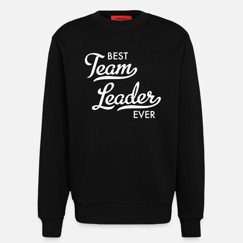 Bester Teamleiter - Sweatshirt - made by SPREAD  - SOLID BLACK