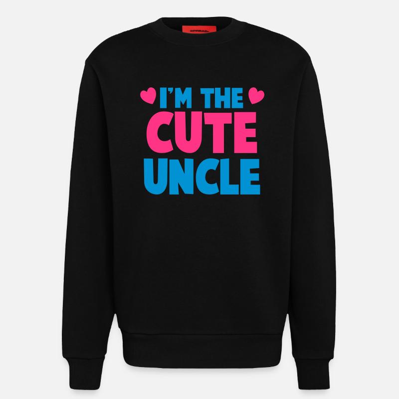Ich bin der nette Onkel! - Sweatshirt - made by SPREAD  - SOLID BLACK
