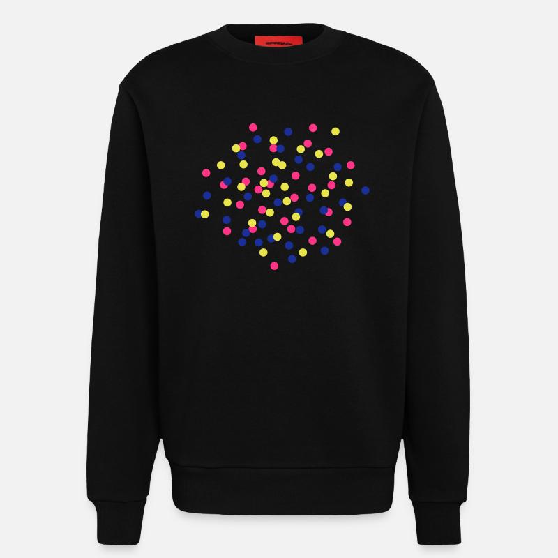 Konfetti - Sweatshirt - made by SPREAD  - SOLID BLACK