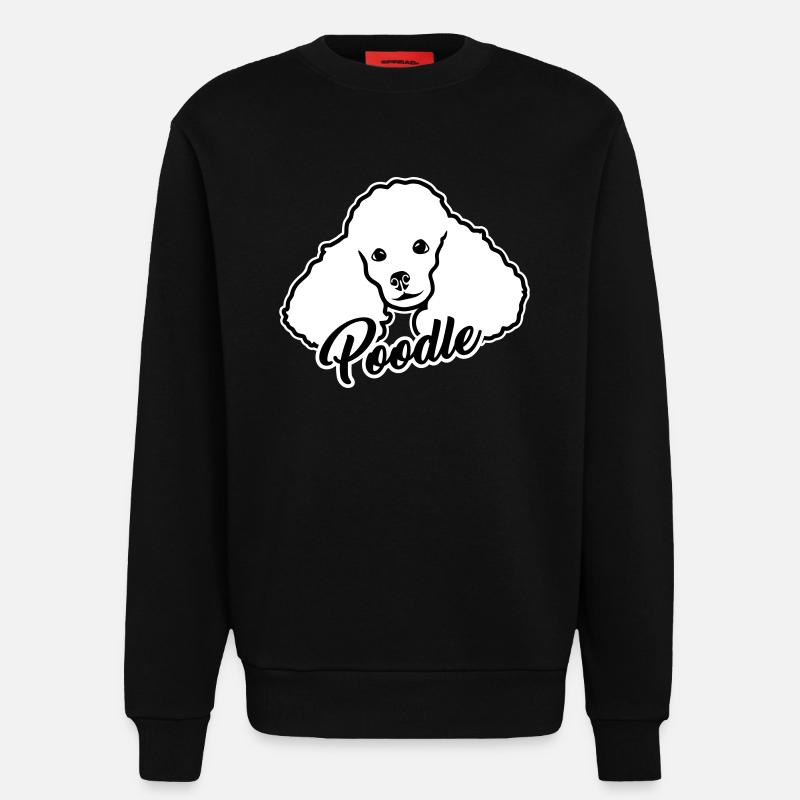 Poodle - Sweatshirt - made by SPREAD  - SOLID BLACK
