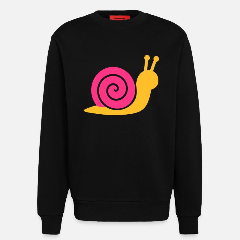 Schnecke - Sweatshirt - made by SPREAD  - SOLID BLACK
