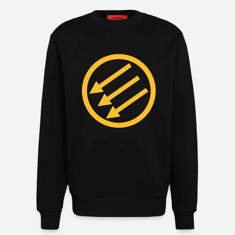 Järnfronten / Eiserne Front / Iron Front - Sweatshirt - made by SPREAD  - SOLID BLACK