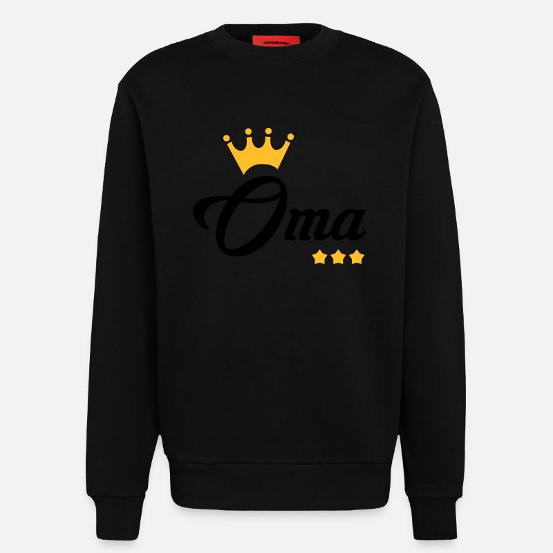 Großmütter / Oma / Mami / Großmutter / Mamy - Sweatshirt - made by SPREAD  - SOLID BLACK