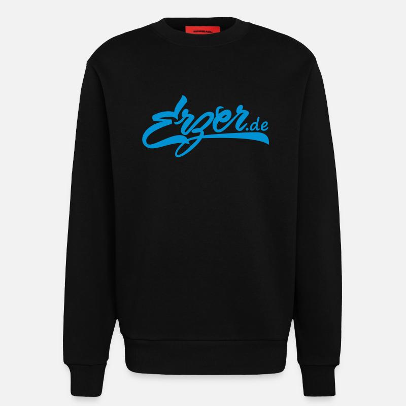 Erzer Logo - Sweatshirt - made by SPREAD  - SOLID BLACK