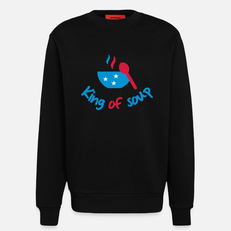cuire à feu - Sweat bio décontracté fabriqué en UE - SOLID BLACK