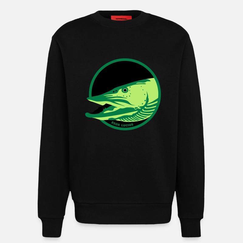 Hecht - Sweatshirt - made by SPREAD  - SOLID BLACK