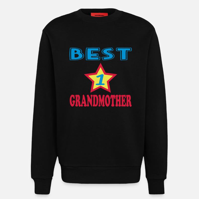 BESTE GROSSMUTTER - Sweatshirt - made by SPREAD  - SOLID BLACK
