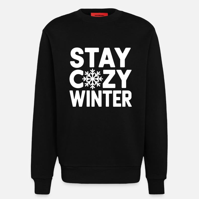 Bleiben Sie gemütlich Winter - Sweatshirt - made by SPREAD  - SOLID BLACK