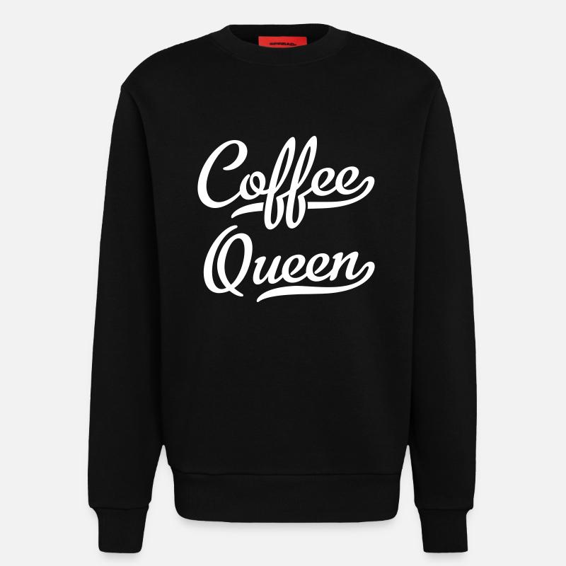 Kaffee - Sweatshirt - made by SPREAD  - SOLID BLACK