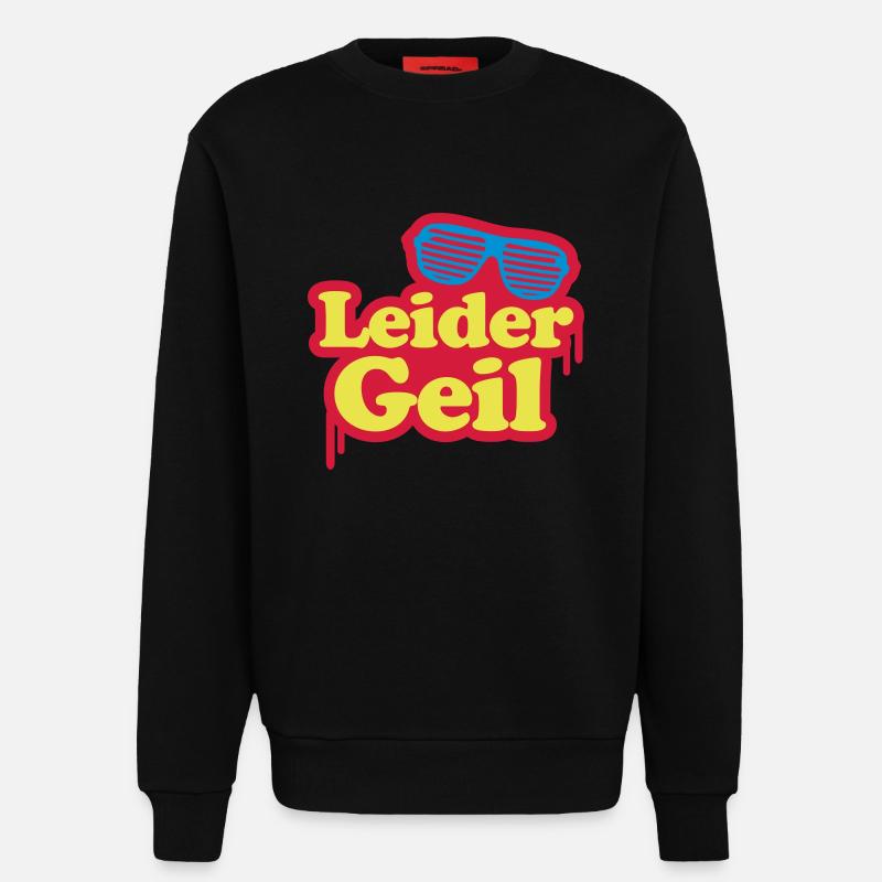 Leider Geil - Mallorca - Sweatshirt - made by SPREAD  - SOLID BLACK