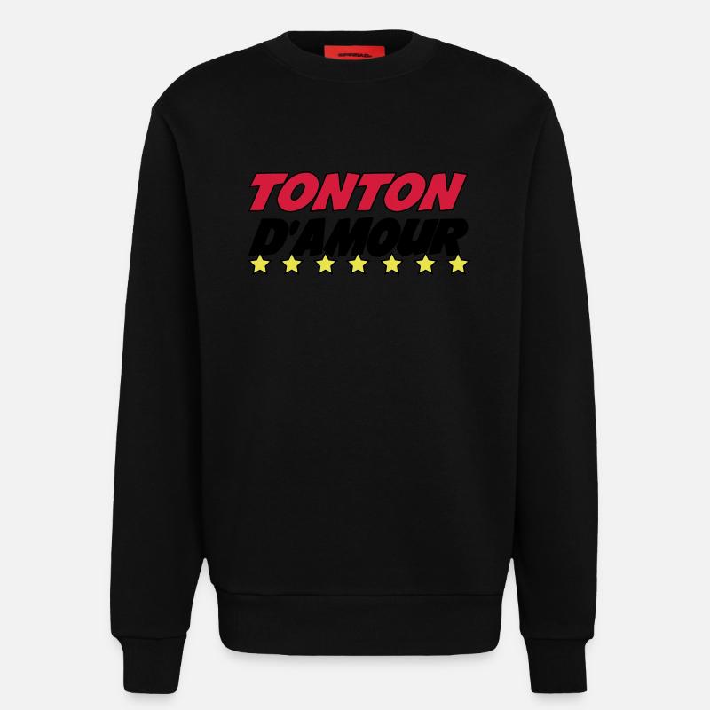 Onkel der Liebe - Sweatshirt - made by SPREAD  - SOLID BLACK