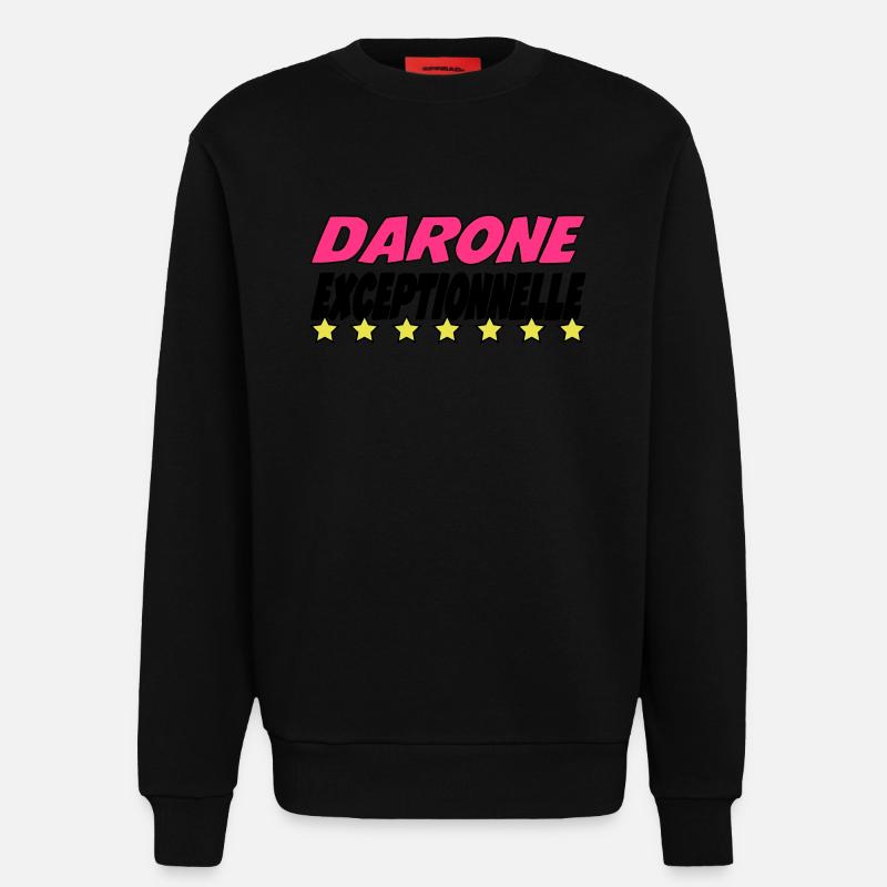 DARONE außergewöhnlich - Sweatshirt - made by SPREAD  - SOLID BLACK