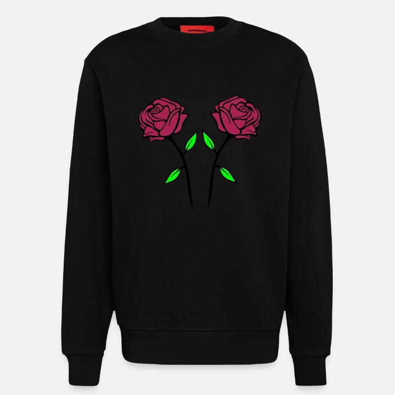 rosen - Sweatshirt - made by SPREAD  - SOLID BLACK