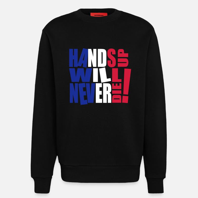 Classic Frankreich - Sweatshirt - made by SPREAD  - SOLID BLACK