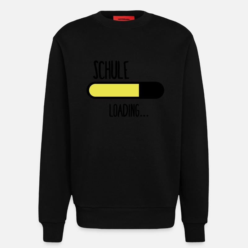 Schule Loading... - Sweatshirt - made by SPREAD  - SOLID BLACK