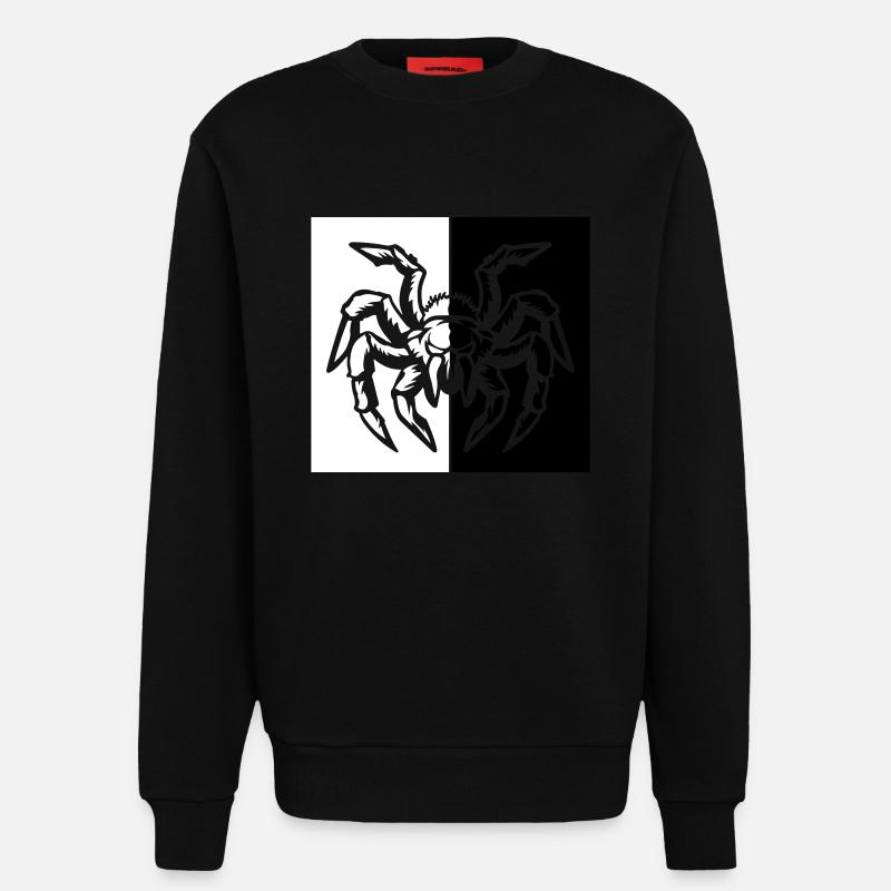 spinne spider - Sweatshirt - made by SPREAD  - SOLID BLACK