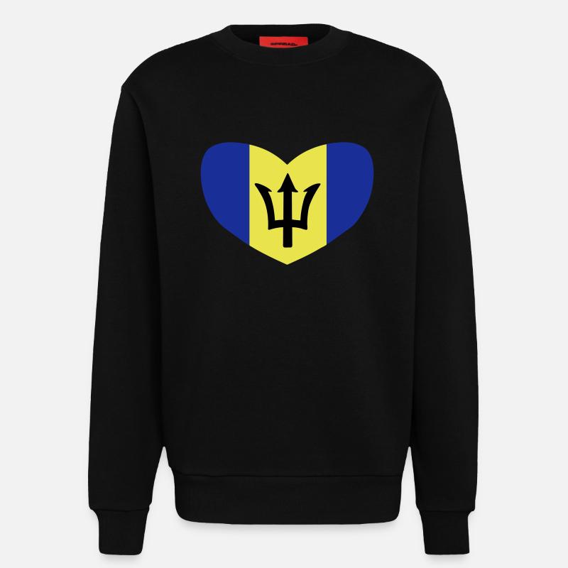 Ich liebe Barbados - Sweatshirt - made by SPREAD  - SOLID BLACK