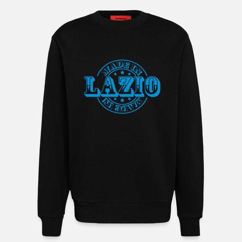 Made in Lazio m1k2 - Sweat bio décontracté fabriqué en UE - SOLID BLACK