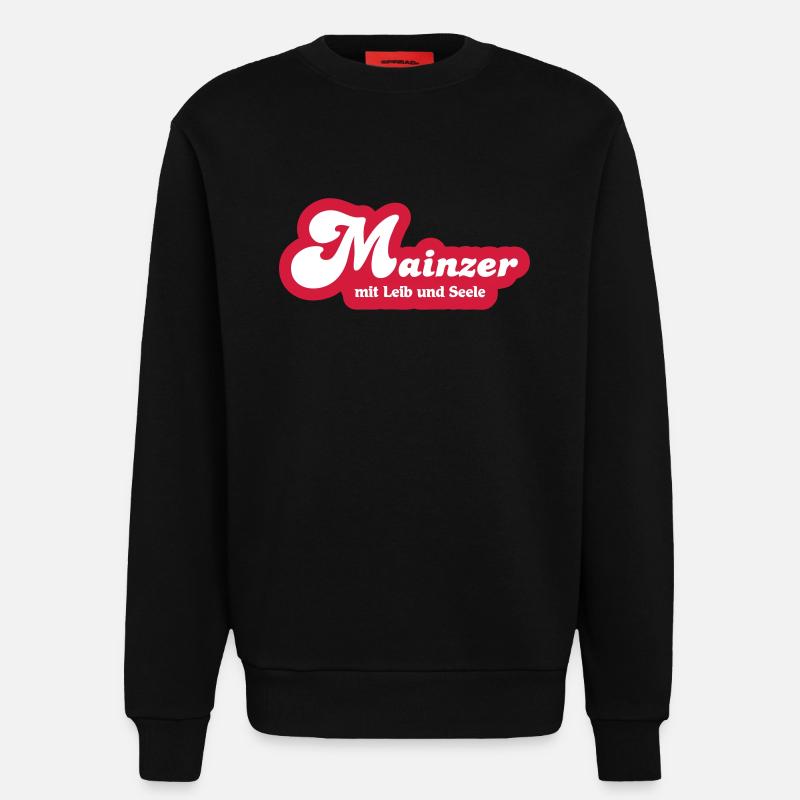 Mainzer-Mit Leib und Seele - Sweatshirt - made by SPREAD - SOLID BLACK