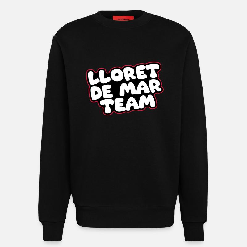 Lloret De Mar Team - Sweatshirt - made by SPREAD  - SOLID BLACK