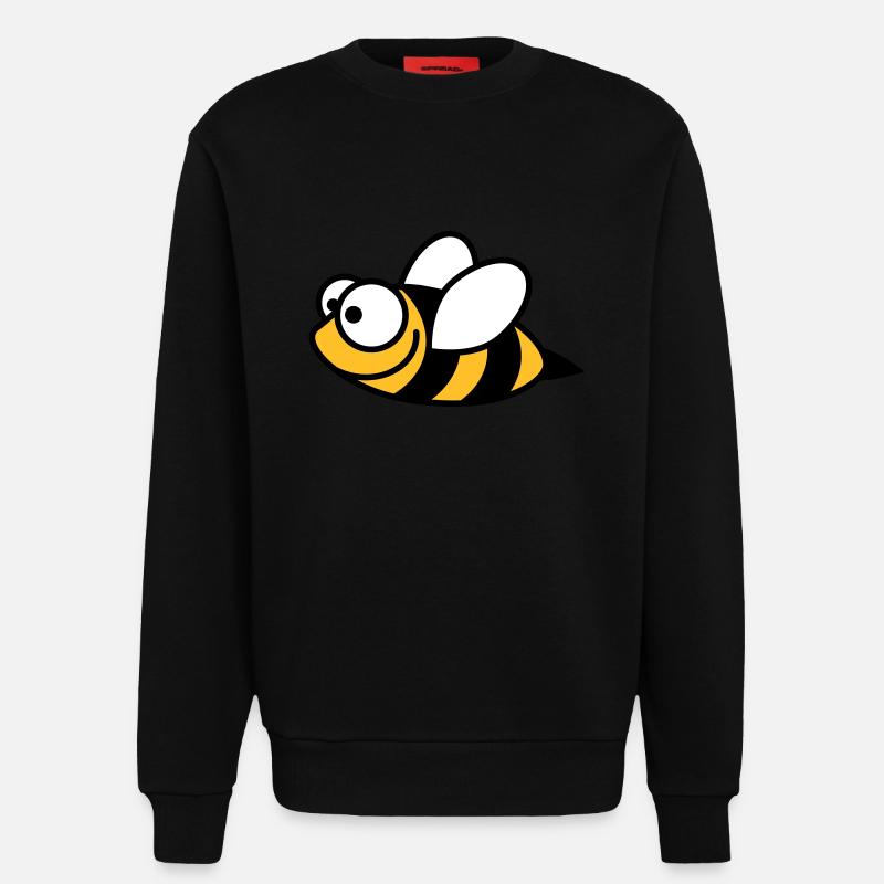 bienchen_3c - Sweat bio décontracté fabriqué en UE - SOLID BLACK