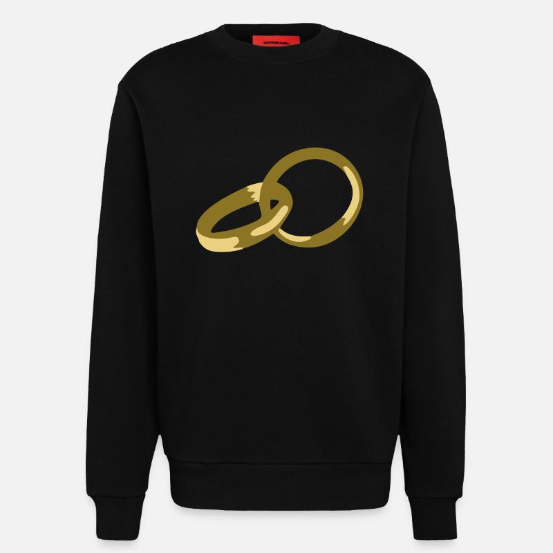Eheringe - Sweatshirt - made by SPREAD  - SOLID BLACK