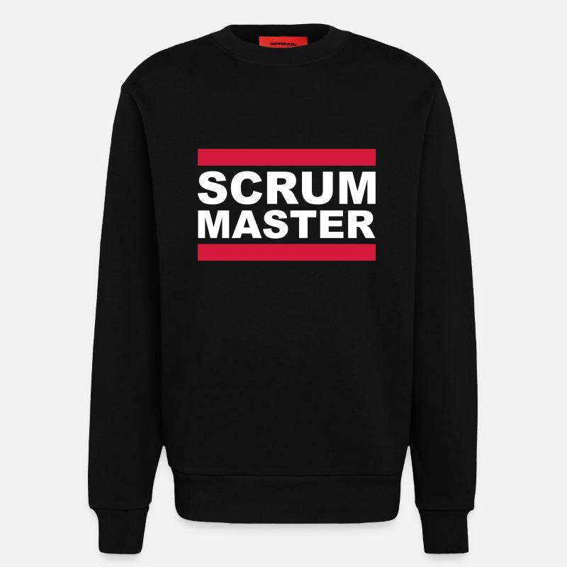 Scrum Master - Sweatshirt - made by SPREAD - SOLID BLACK