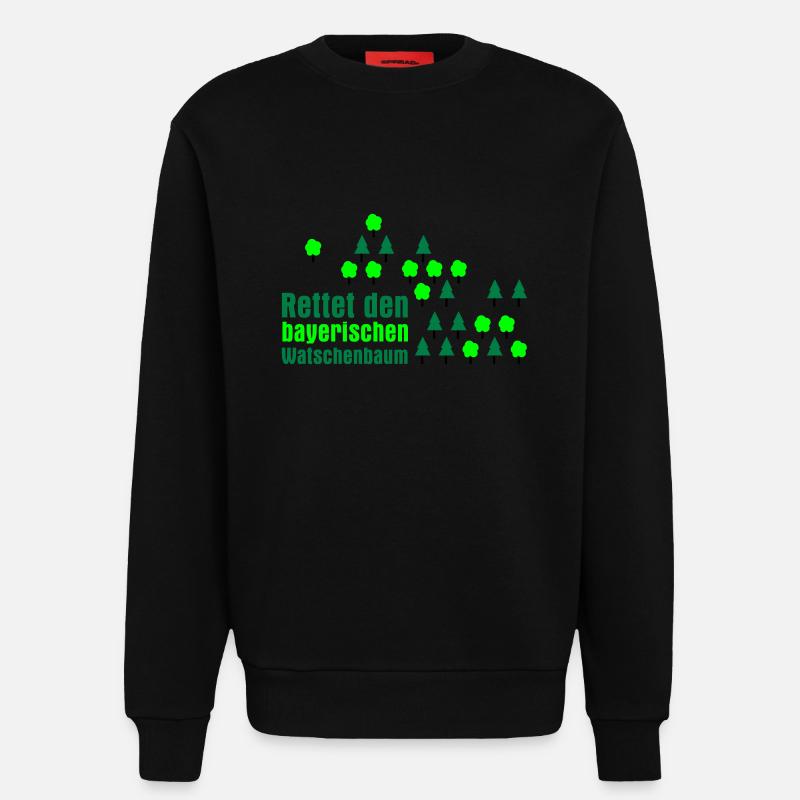 Watschenbaum - Sweatshirt - made by SPREAD  - SOLID BLACK