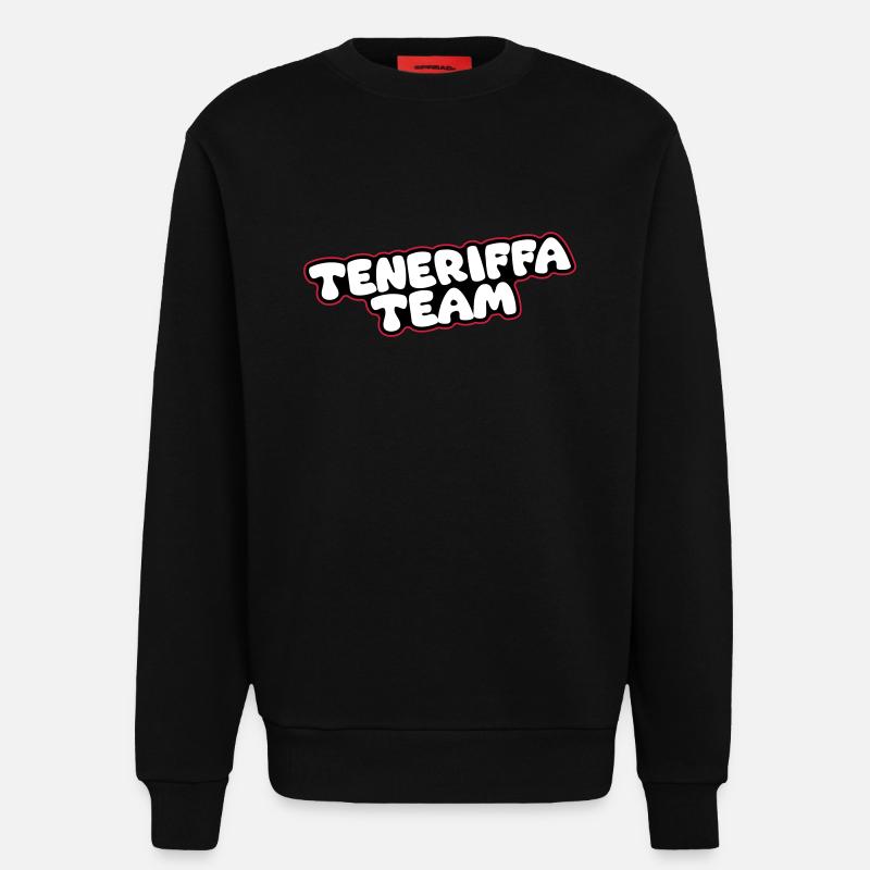 Teneriffa Team - Sweatshirt - made by SPREAD  - SOLID BLACK